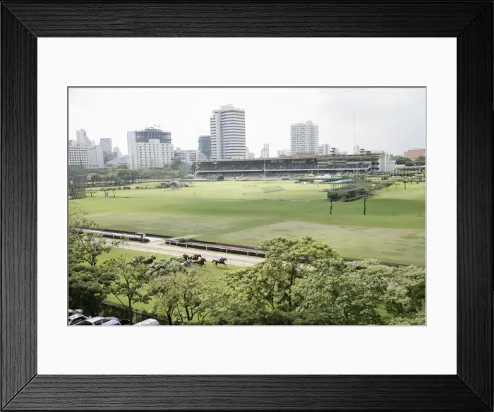 Framed Print : Racing track
