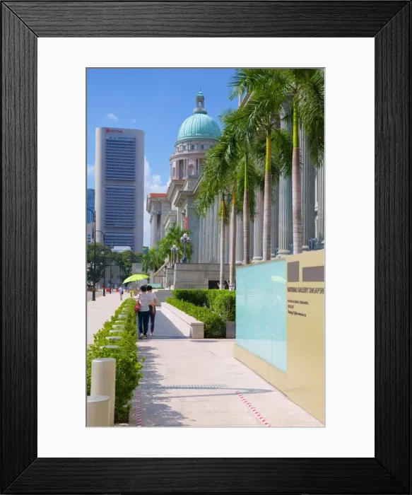 Framed Print : National Gallery, Singapore, Southeast Asia Framed Print : National Gallery, Singapore, Southeast Asia
