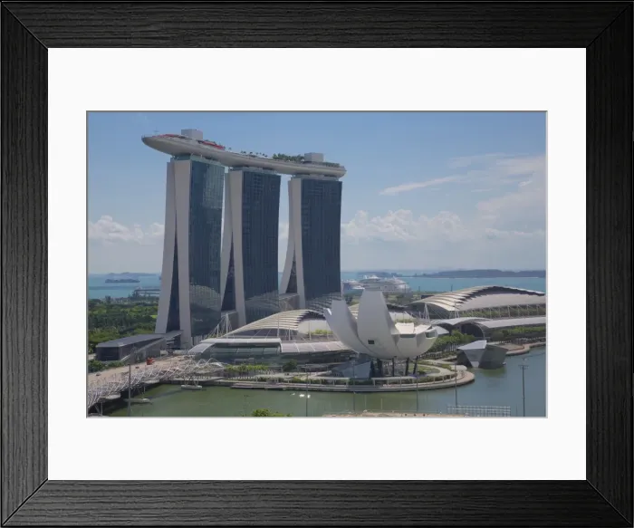 Framed Print : Marina Bay Sands Hotel, Singapore, Southeast Asia