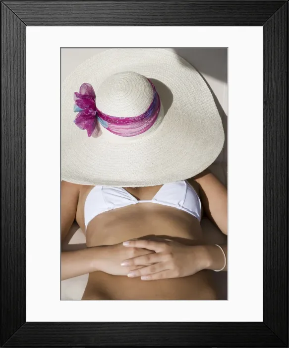 Framed Print : Thai-Caucasian woman Framed Print : Thai-Caucasian woman