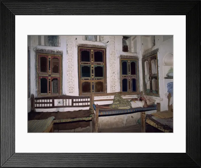 Framed Print : Ornate interior of a house showing Turkish influence Framed Print : Ornate interior of a house showing Turkish influence