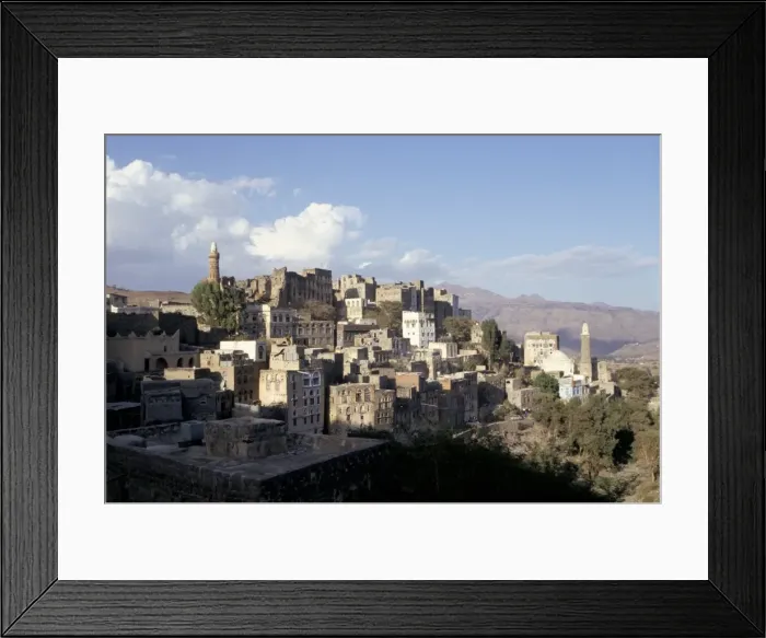 Framed Print : View of town Framed Print : View of town