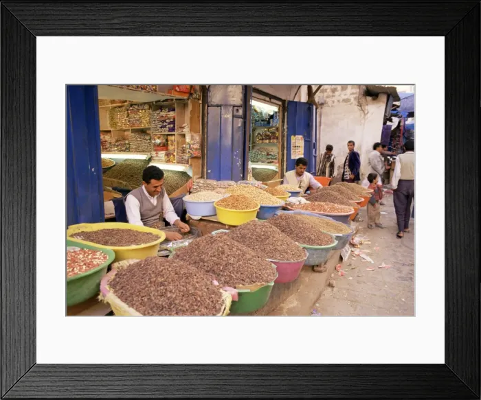 Framed Print : Bazaar, Old Town Framed Print : Bazaar, Old Town