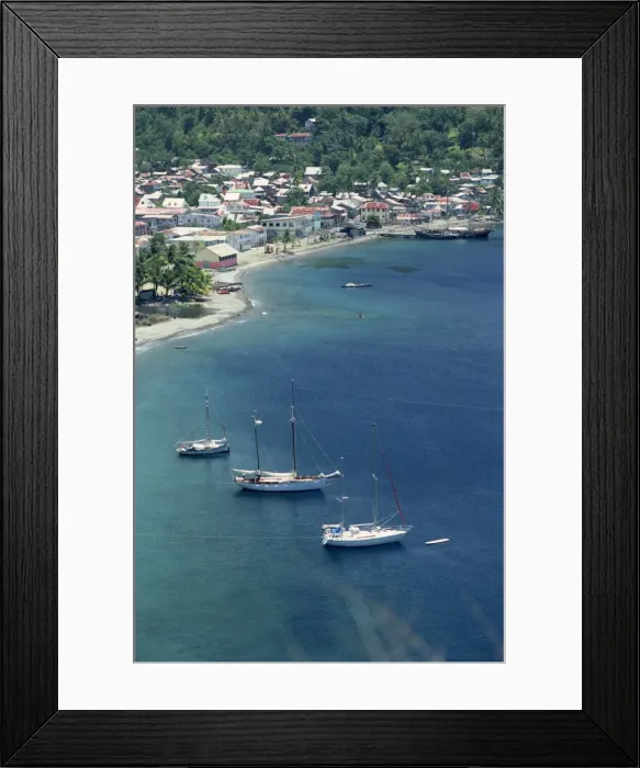 Framed Print : Soufriere, St