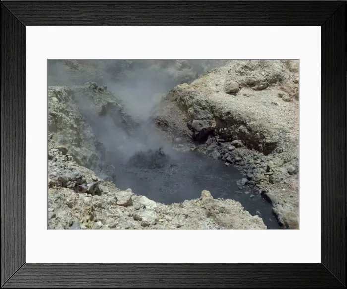Framed Print : Volcanic hot springs, St Framed Print : Volcanic hot springs, St