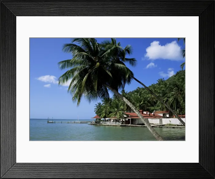 Framed Print : Marigot Bay, St Framed Print : Marigot Bay, St