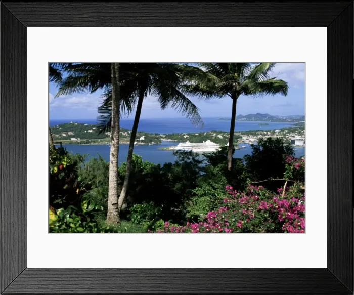 Framed Print : Castries, St Framed Print : Castries, St