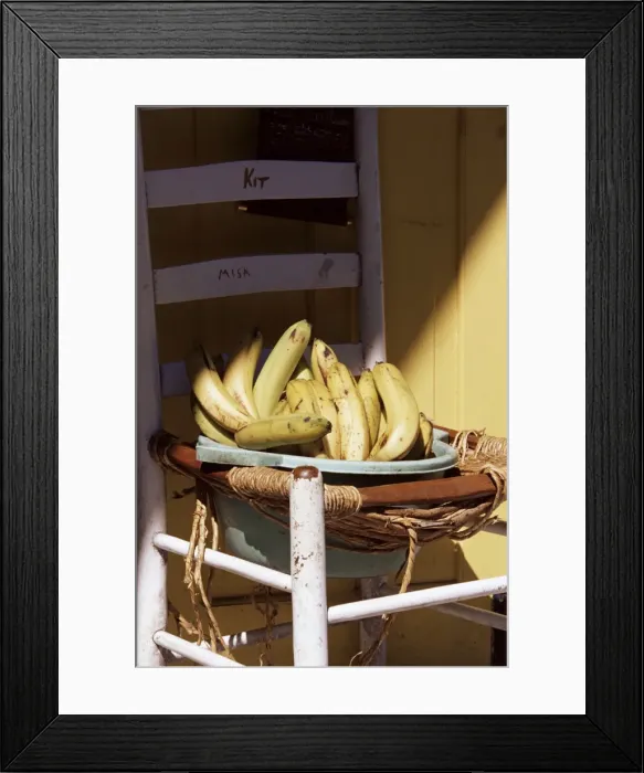 Framed Print : Bananas, St Framed Print : Bananas, St