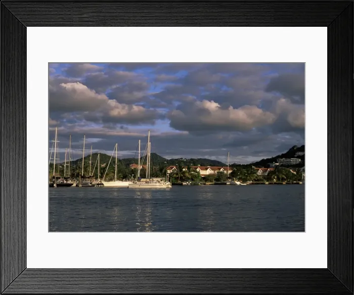 Framed Print : Rodney Bay, St Framed Print : Rodney Bay, St