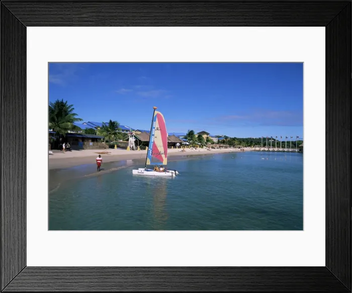 Framed Print : Pigeon Point, Rodney Bay, St Framed Print : Pigeon Point, Rodney Bay, St