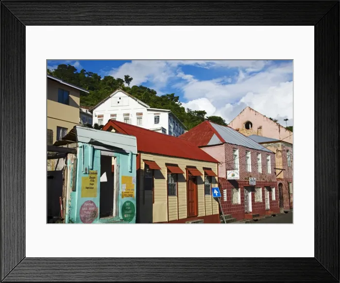 Framed Print : Tyrrel Street, St Framed Print : Tyrrel Street, St
