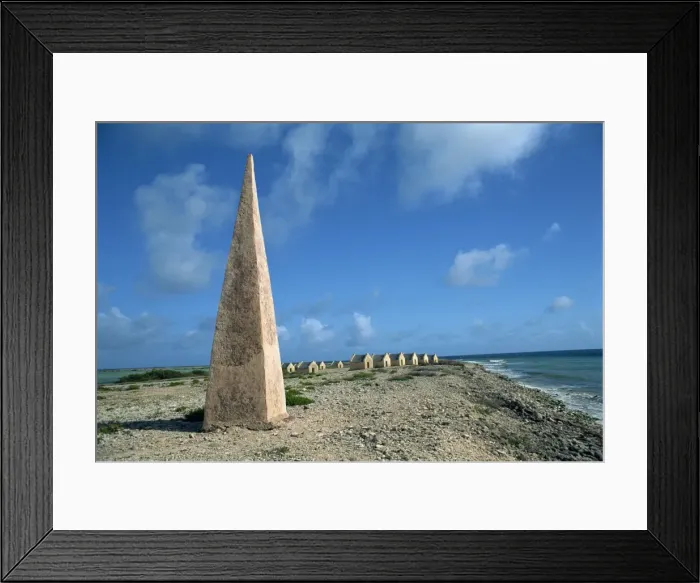 Framed Print : An obelisk on the beach to guide ships in up the salt Framed Print : An obelisk on the beach to guide ships in up the salt