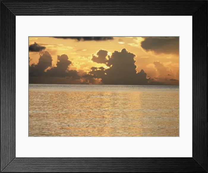 Framed Print : Tropical sunset Framed Print : Tropical sunset