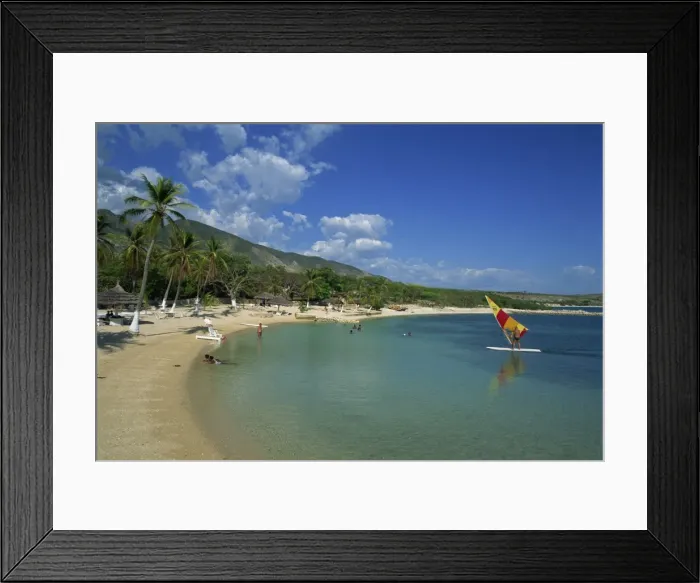 Framed Print : The beach at the Kyona Beach Club Framed Print : The beach at the Kyona Beach Club