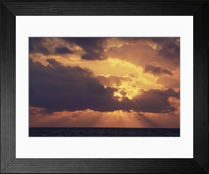 Framed Print : Sunset, Grand Cayman Island Framed Print : Sunset, Grand Cayman Island