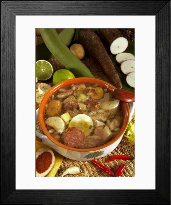Framed Print : Sancocho, Caribbean food Framed Print : Sancocho, Caribbean food