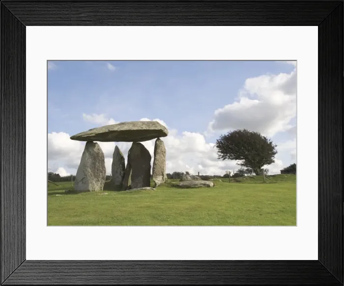 Framed Print : Dolmen, Neolithic burial chamber 4500 years old Framed Print : Dolmen, Neolithic burial chamber 4500 years old