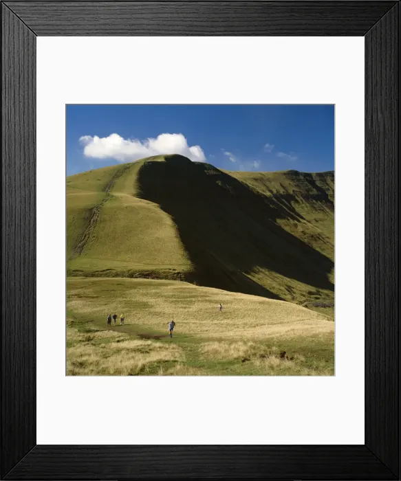 Framed Print : Walkers and hills Framed Print : Walkers and hills