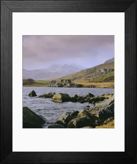 Framed Print : The Snowdon Range from Capel Curig Framed Print : The Snowdon Range from Capel Curig