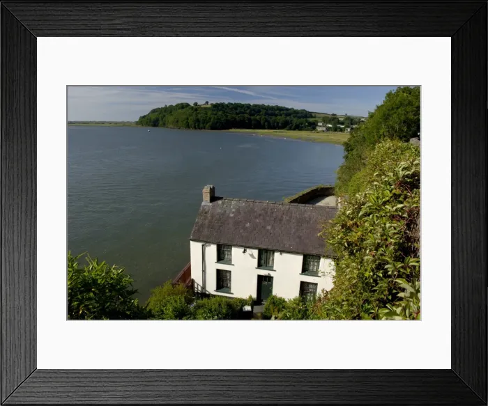 Framed Print : The Dylan Thomass Georgian Boat House at Laugharne Framed Print : The Dylan Thomass Georgian Boat House at Laugharne
