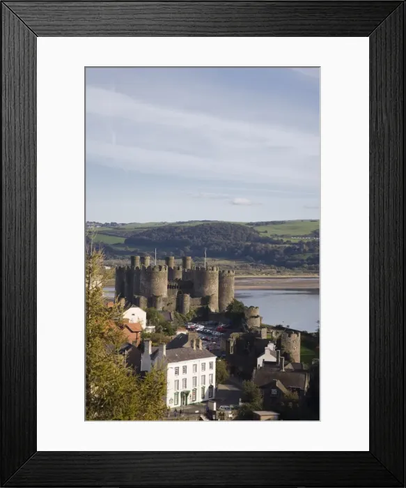 Framed Print : Medieval Conwy castle Framed Print : Medieval Conwy castle