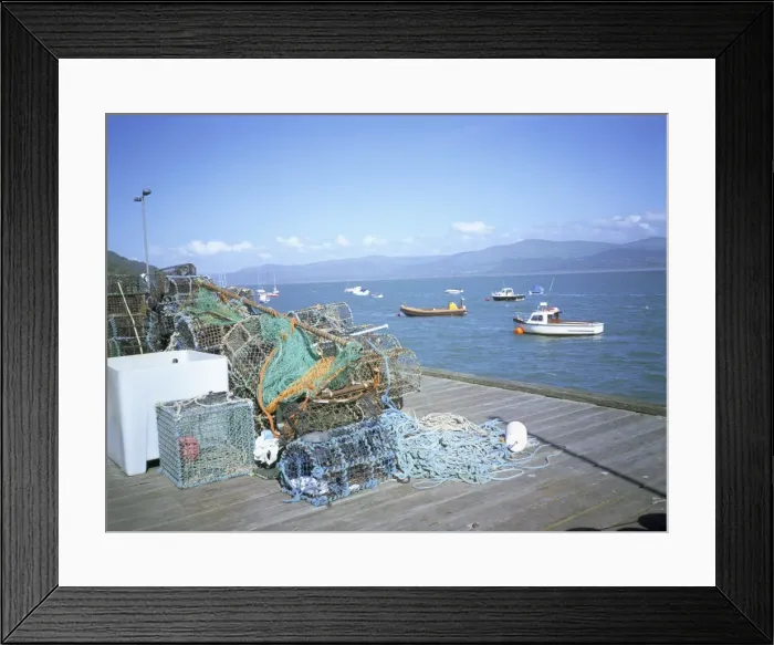 Framed Print : Dovey estuary from pier Framed Print : Dovey estuary from pier