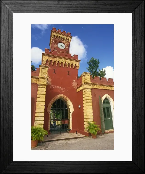 Framed Print : Fort entrance, Charlotte Amalie, St Framed Print : Fort entrance, Charlotte Amalie, St