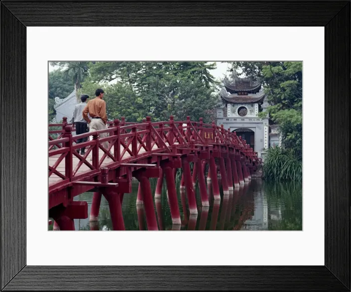 Framed Print : Ngoc Son Temple bridge Framed Print : Ngoc Son Temple bridge