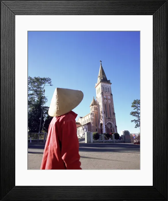 Framed Print : Dalat Christian cathedral Framed Print : Dalat Christian cathedral