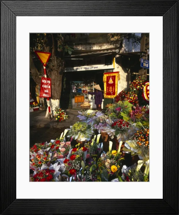 Framed Print : Woman outside shop Framed Print : Woman outside shop