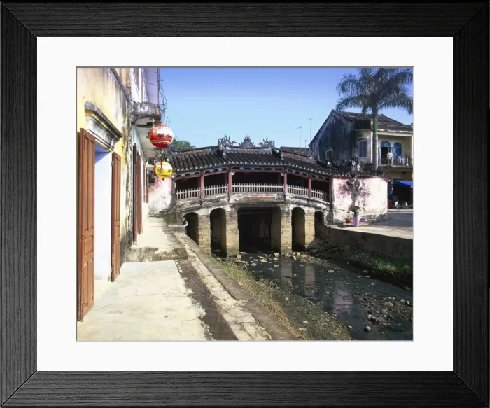 Framed Print : Japanese covered bridge Framed Print : Japanese covered bridge