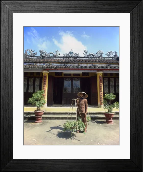 Framed Print : Senior woman by Chuc Thanh Pagoda Framed Print : Senior woman by Chuc Thanh Pagoda
