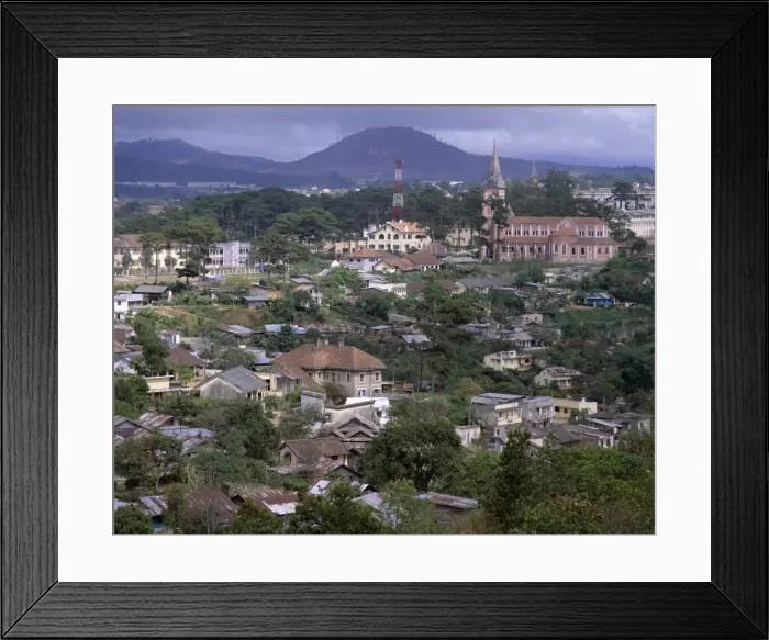 Framed Print : View over town Framed Print : View over town