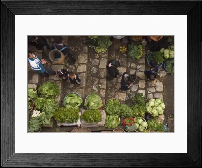 Framed Print : Sapa morning market Framed Print : Sapa morning market