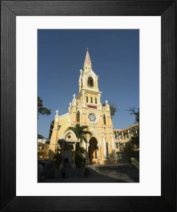 Framed Print : St. Francois Xavier church in Cholon Chinatown Framed Print : St. Francois Xavier church in Cholon Chinatown