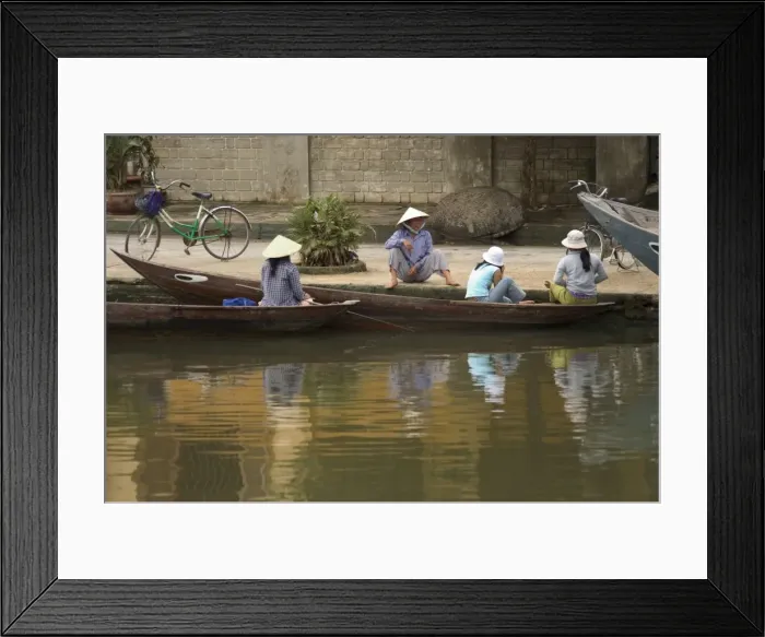 Framed Print : Boat on river Framed Print : Boat on river