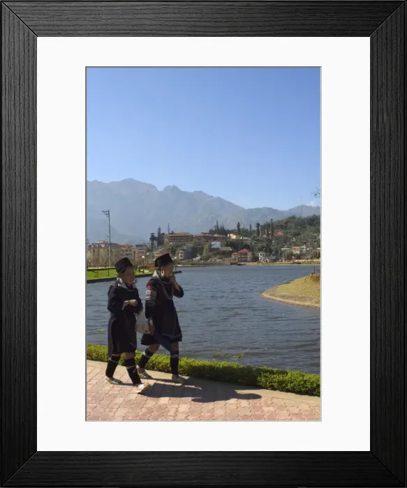 Framed Print : Young minority girls Framed Print : Young minority girls