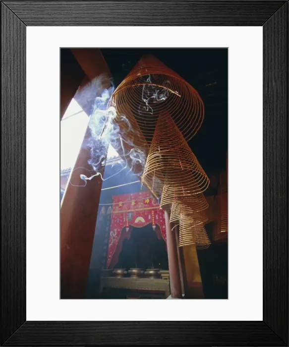 Framed Print : Huge incense spirals which burn for hours Framed Print : Huge incense spirals which burn for hours
