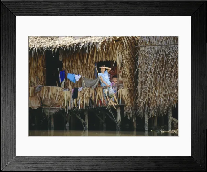 Framed Print : Kinh Ben Nghe Framed Print : Kinh Ben Nghe