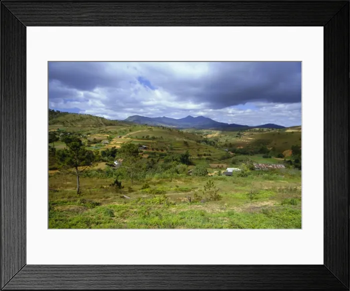 Framed Print : Typical landscape near Dalat Framed Print : Typical landscape near Dalat