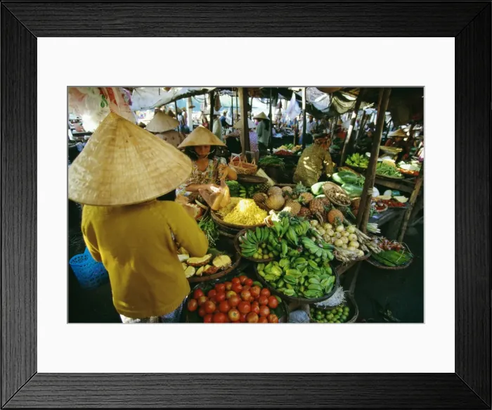 Framed Print : Fruit market