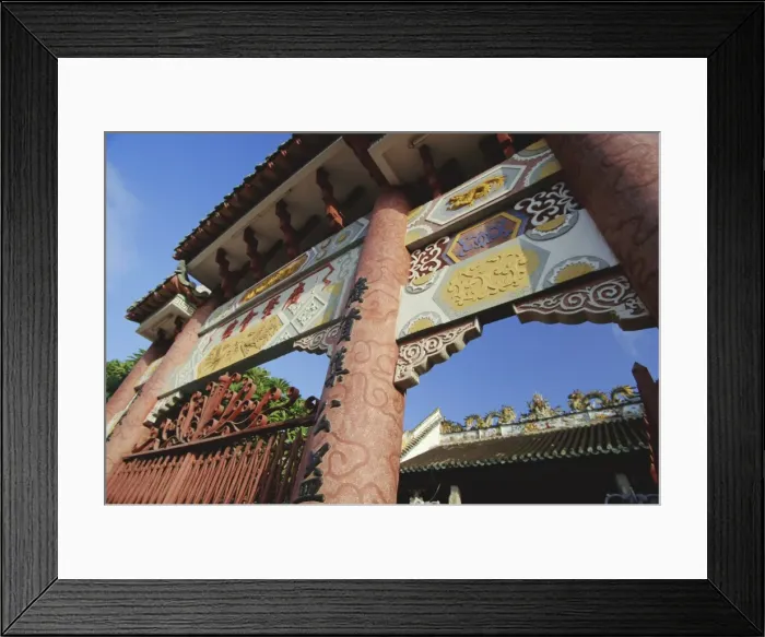 Framed Print : Pagoda gate in Hoi An Framed Print : Pagoda gate in Hoi An