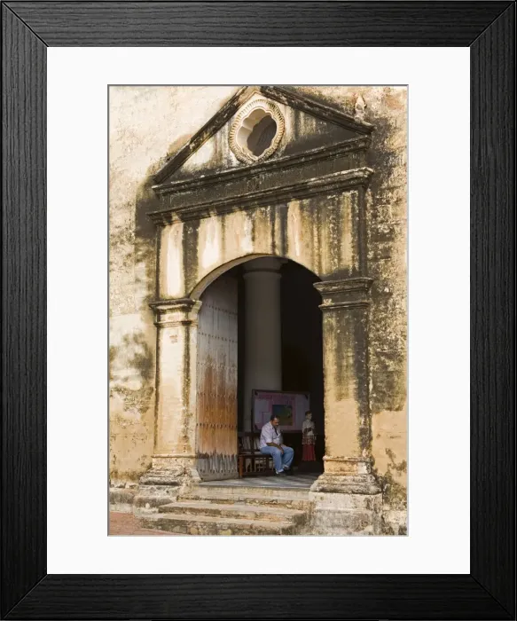 Framed Print : La Asuncion City Cathedral
