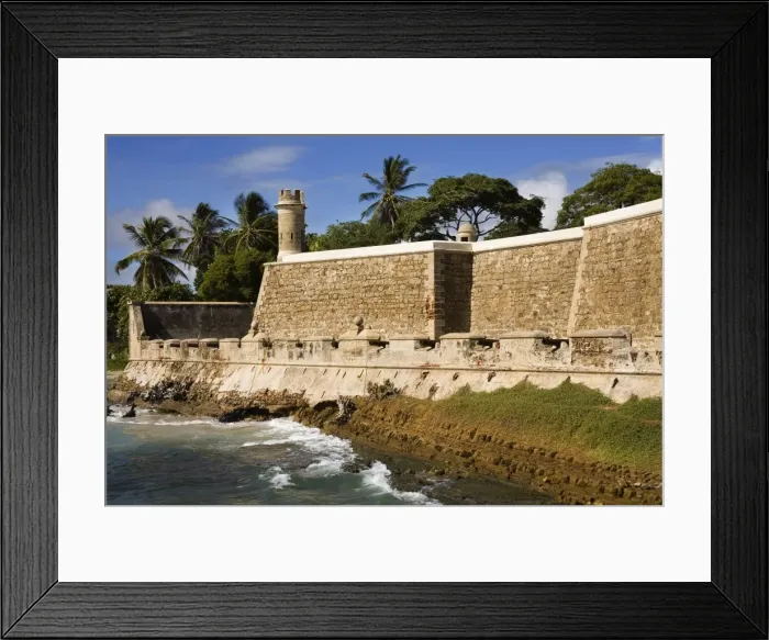 Framed Print : San Carlos de Borromeo Castle