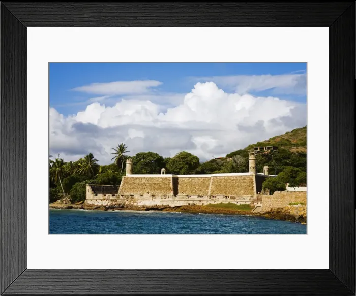 Framed Print : San Carlos de Borromeo Castle Framed Print : San Carlos de Borromeo Castle