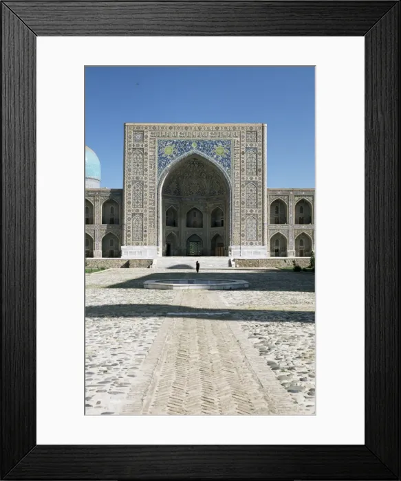 Framed Print : Tilla Kari madrasa Framed Print : Tilla Kari madrasa