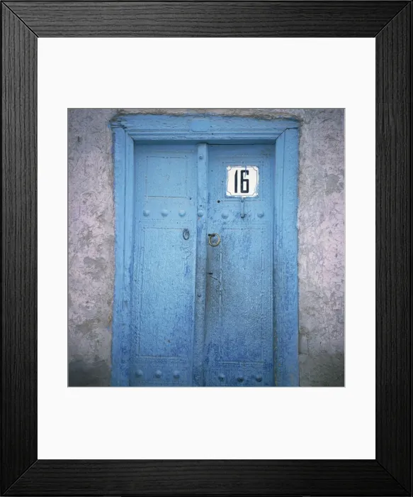 Framed Print : Blue door in the Jewish Quarter of the city of Bukhara Framed Print : Blue door in the Jewish Quarter of the city of Bukhara