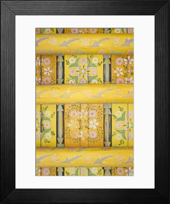 Framed Print : Painted ceiling Framed Print : Painted ceiling
