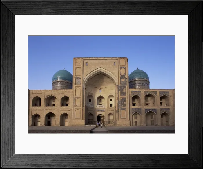 Framed Print : Facade of the Mir-i-Arab madrasah Framed Print : Facade of the Mir-i-Arab madrasah