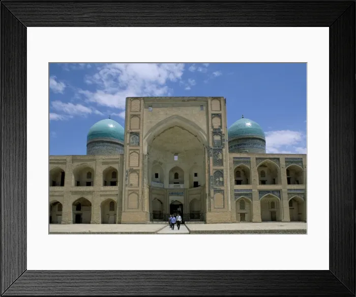 Framed Print : Mir-i-Arab madrasah facade Framed Print : Mir-i-Arab madrasah facade